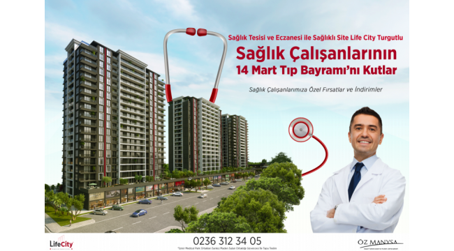 Life City Turgutlu sağlık çalışanlarının 14 Mart Tıp Bayramı'nı kutlar
