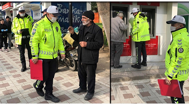 Polisten '65 yaş ve üstü' denetimi