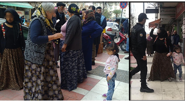 Tırnakçı kadınlar çarşıyı birbirine kattı