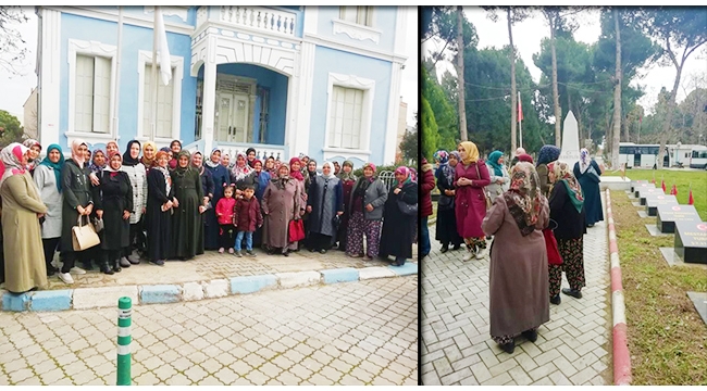Turgutlu HEM kursiyerlerinden şehitlik ve müze ziyareti