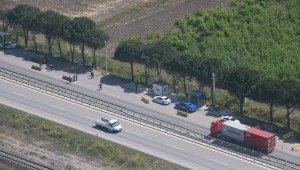 Havadan trafik denetiminde 18 sürücüye ceza
