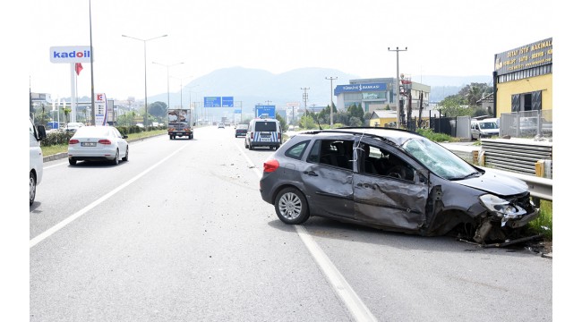 İzmir - Turgutlu karayolunda kaza 1 yaralı