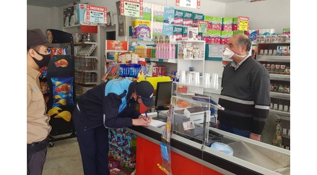 Kovid-19 tedbirlerine uymayan marketlere para cezası