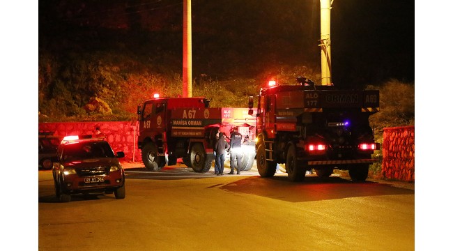 Makilik alanda çıkan yangın söndürüldü