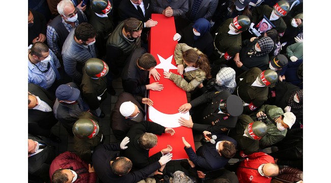 Şehidimiz toprağa verildi