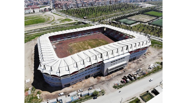 Turgutlu'nun yeni stadının inşaatında sona geliniyor