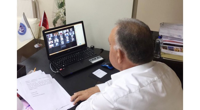 TUTSO’da meclis toplantısı video konferansla yapıldı