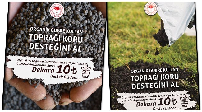 Çiftçilere gübre desteğine ilave dekara 10 TL destekleme