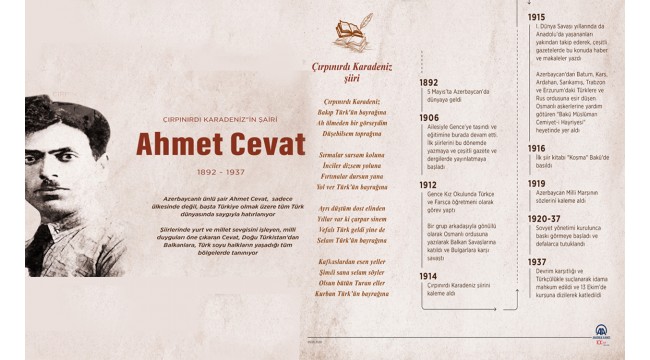 "Çırpınırdı Karadeniz"in şairi Ahmet Cevat'ın doğumunun 128. yılı