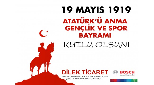 Dilek Ticaret 19 Mayıs'ı kutlar