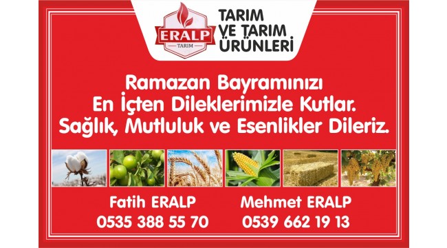 Eralp Tarım ve Tarım Ürünleri Ramazan Bayramınızı kutlar