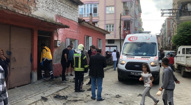 Kendini ateşe veren şahıs hastaneye kaldırıldı