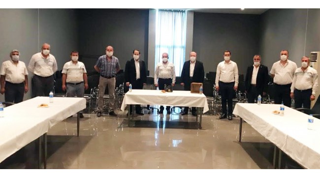 Pandemi döneminde Turgutlu esnafına sahip çıkan Seramiksan'a teşekkür ziyareti
