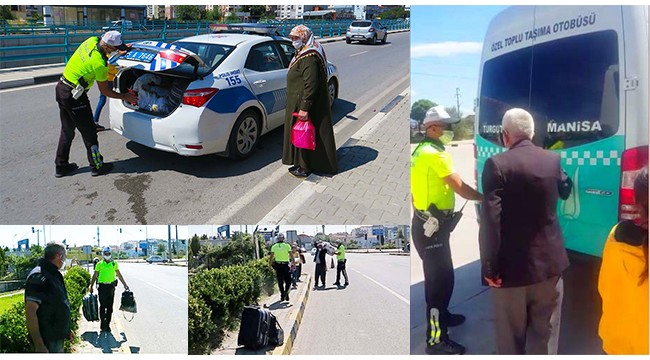 Turgutlu'da polisten insanlık dersi