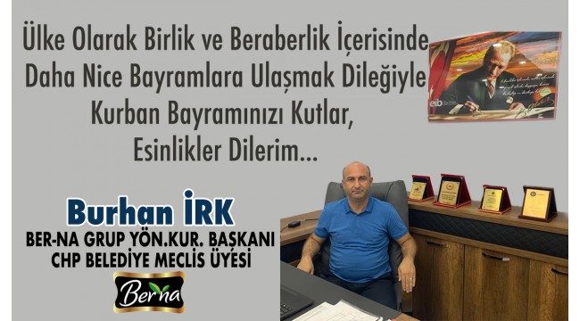Burhan İrk Turgutluluların bayramını kutladı