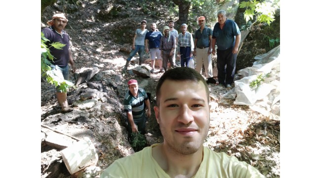 Köyde temizlik mangası kurdular 305 yıllık su galerilerini temizlediler