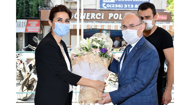 Manisa Valisi Karadeniz, Turgutlu'da incelemelerde bulundu