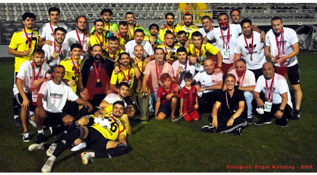 ŞAMPİYON TURGUTLUSPOR KUPASINI ALDI