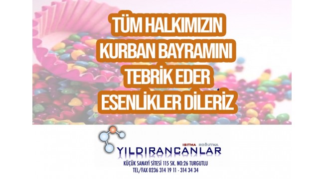 Yıldırancanlar Isıtma - Soğutma, Kurban Bayramınızı kutlar