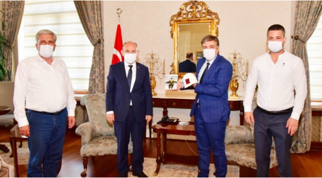 Arnavut Kültür Derneği'nden Vali Karadeniz'e ziyaret