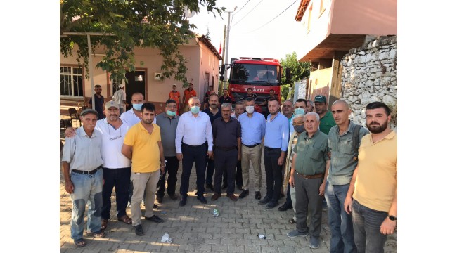 CHP'li Başevirgen yangın bölgesinde