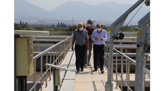 Fehmi Gülen ve İlhami Dinçer Atıksu Arıtma Tesisinde