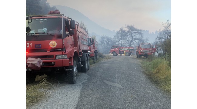 Orman yangını kısmen kontrol altına alındı