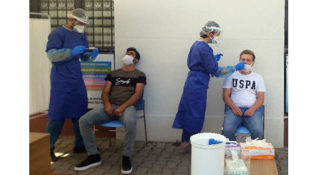 Asker adaylarına koronavirüs testi yapıldı