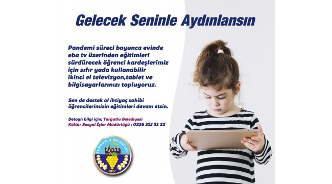 Belediyeden 'Gelecek seninle aydınlansın' projesi