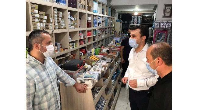 CHP'li Başevirgen esnafı dinledi: "Borç Batağındayız"