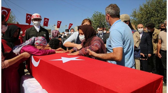 Irak'ın kuzeyinde şehit olan Uzman Çavuş Temelli son yolculuğuna uğurlandı