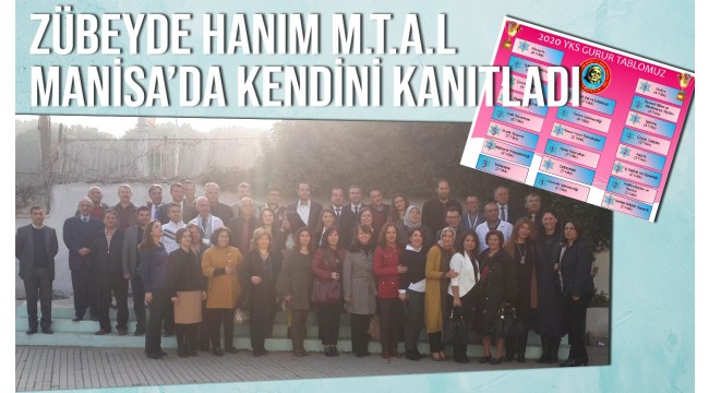 Turgutlu Zübeyde Hanım MTAL, Manisa'da kendini kanıtladı