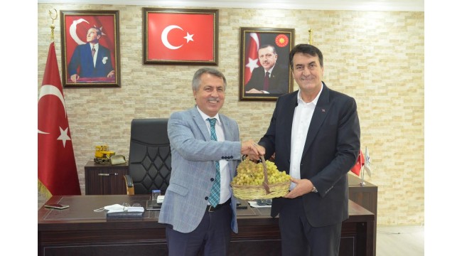 Başkan Alhan’a, Osmangazi Belediye Başkanı Dündar’dan ziyaret