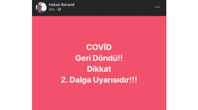 Dr. Borand Turgutluluları uyardı: 'Covid'e karşı korunmak için resmi önlemleri beklemeyin!'