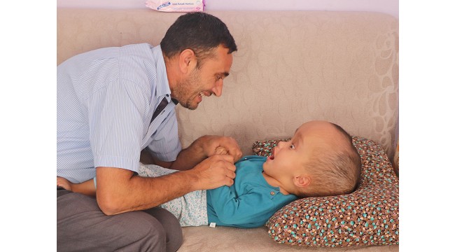 Hidransefali hastası Sercan'ın sağlığı iyiye gidiyor