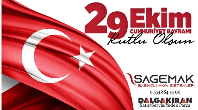Sagemak A.Ş Cumhuriyet Bayramını kutladı