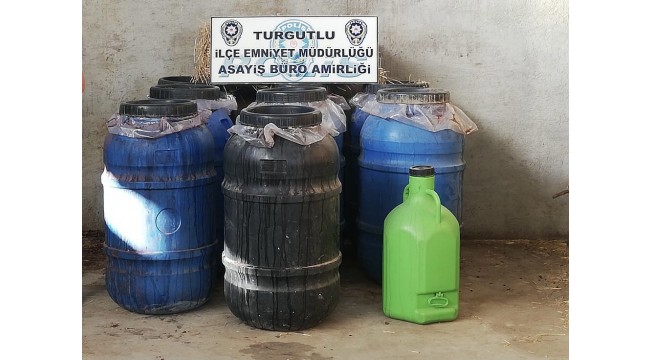 Turgutlu’da sahte içki operasyonu