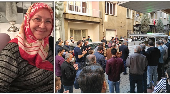 Depremde hayatını kaybeden Makbule Ayçiçek Alaşehir'de son yolculuğuna uğurlandı
