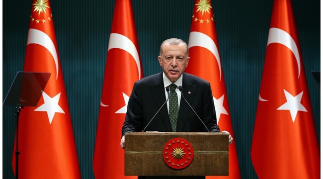 Erdoğan: Sokağa çıkma sınırlaması cuma 21.00'den pazartesi 05.00'e kadar kesintisiz devam edecek