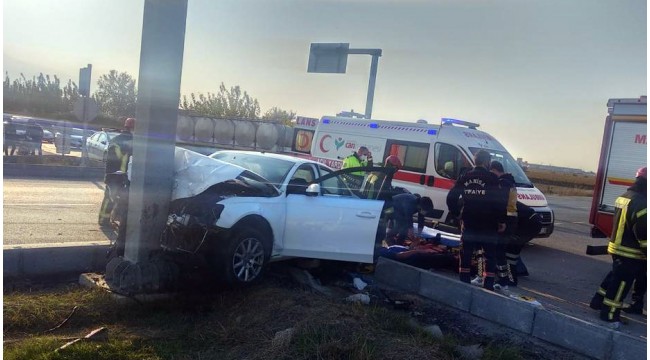İki otomobilin çarpıştığı kazada 7 kişi yaralandı
