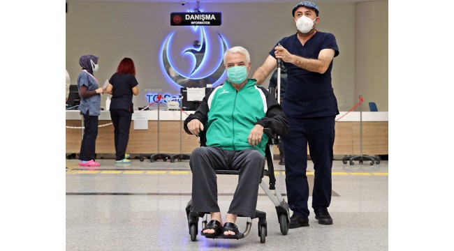 Kovid-19'u yenen Saruhanlı Belediye Başkanı Bilgin, taburcu edildi