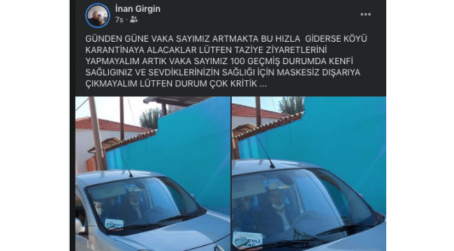 Muhtar uyardı: 'Bu hızla giderse köyü karantinaya alacaklar'