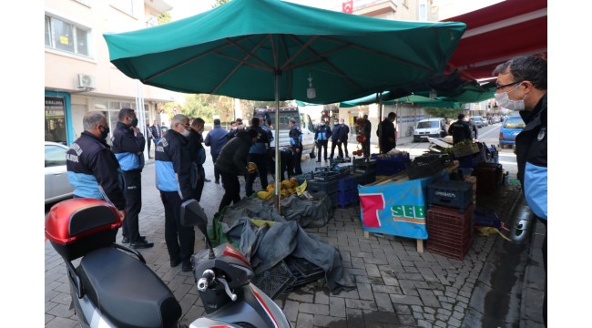 Zabıta Müdürlüğü Ekiplerinden Piyaleoğlu Caddesine Denetim