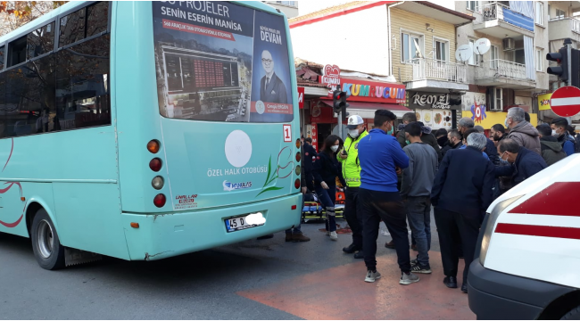 Halk otobüsünün çarptığı yaya hayatını kaybetti