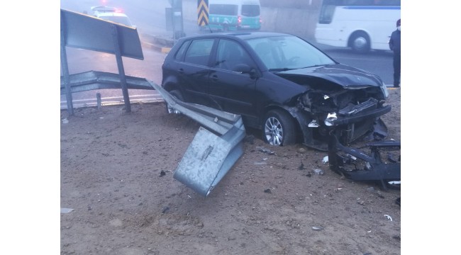 Sis trafik kazasına neden oldu