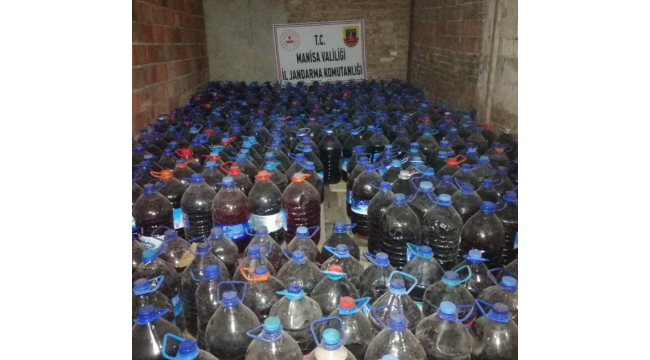 3 bin 365 litre sahte içki ele geçirildi