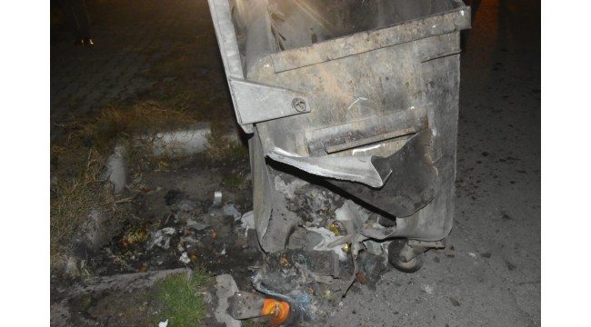 Çöp konteynerinde patlama! Valilikten açıklama geldi