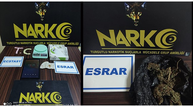 Narkotik ve asayiş ekiplerinden uyuşturucu operasyonu: 3 tutuklama