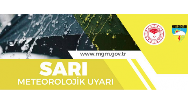 Turgutlu’ya kuvvetli sağanak yağış uyarısı