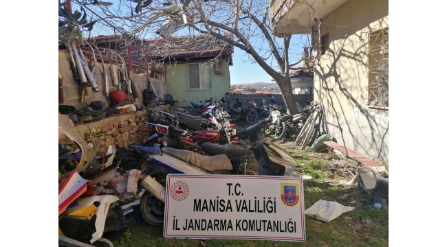 İş yerinde trafik tesciline aykırı 34 motosiklet bulundu